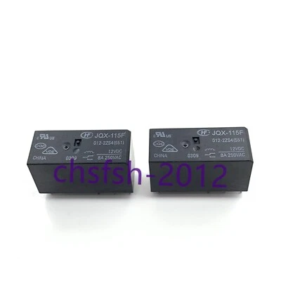1 pieza Nuevo EN CAJA HF Hongfa Relé JQX-115F-012-2ZS4 8A 8 pies Foto 1 de 3