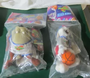 Vintage Space Jam Toys Taz and bugs Plush McDonald's MIP - Imagen 1 de 5