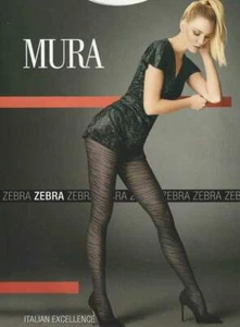 DAMEN ZEBRA STRUMPFHOSE - Bild 1 von 9