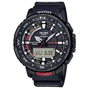 Orologio CASIO PRO TREK Connected PRT-B70-1 Bluetooth Tide Graph ora mondiale 20 ATM - Foto 1 di 12