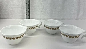 Vintage Corelle Butterfly Gold Cups Set of 4 - Picture 1 of 6