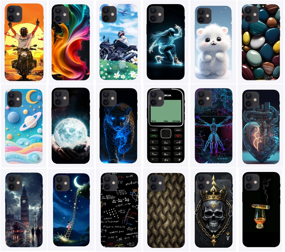 Custodia Cover Per IPHONE 11   Silicone TPU Morbida Fantasia disegno - Immagine 1 di 2