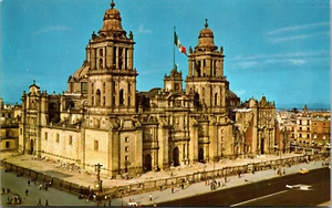 De Colección Catedral Ciudad de México Catedral de México D.F. Postal cromada sin usar - Imagen 1 de 2