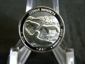 2017 S ENHANCED WASHINGTON QUARTER EFFIGY MOUNDS FREE SHIPPING - Picture 1 of 2