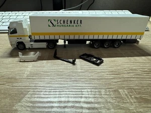 Albedo 1:87 Camion Volvo Schenker Hungaria KFT Buone Condizioni Senza OVP - Foto 1 di 6