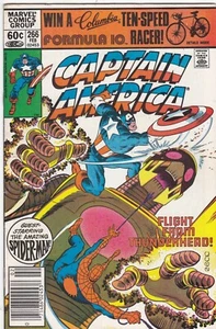 CAPTAIN AMERICA #266 FINE- (MARVEL, 1982) MIKE ZECK ART!! AMAZING SPIDER-MAN - Picture 1 of 2