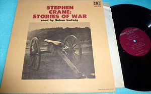 Stephen Crane - Stories of War (Read by Salem Ludwig) / 1969 CMS LP - Imagen 1 de 2