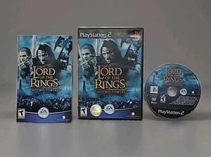 Lord of the Rings: The Two Towers (PlayStation 2 PS2, 2002) w/ Manual CIB TESTED - Picture 1 of 6