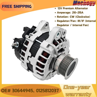 Alternador para Volvo S90 2017 2018 2019 XC90 L4 2,0 L 21074 0125812037 30644945 Foto 1 de 4