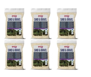 6 x AMTRA White Quartz - Fine Aquarium Sand, for Fresh/Salt Water 2kg 0.1-0.7mm - Picture 1 of 2