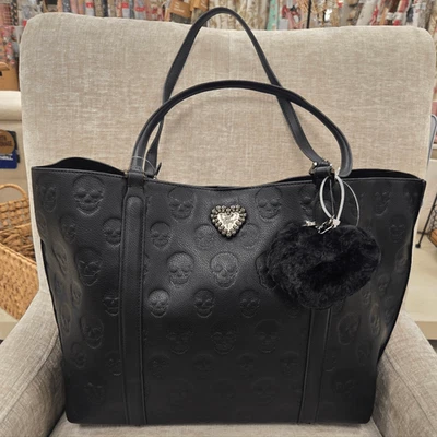 Новый Betsey Johnson череп сумка с короткими ручками - Изображение 1 из 4