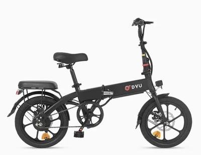 DYU A1F PRO 16” Folding Electric Bike 250W 36V 60km Range 25 kmh E Bike Adults - Image 1 of 3