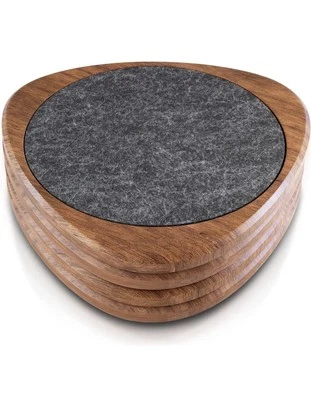 Roonin Mid Century Modern Decor Coasters - MCM - Coaster Brown  NEW - Image 1 of 4