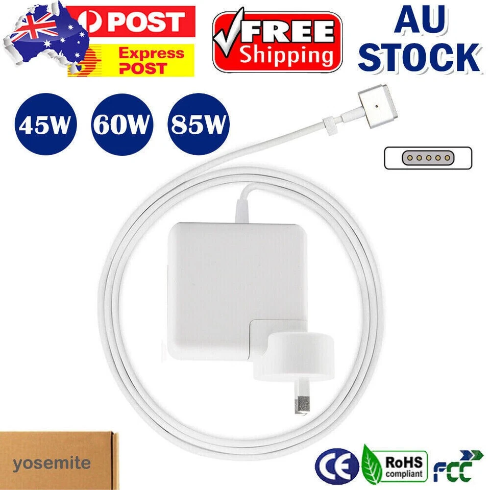45W/60W/85W Power Adapter Charger For Macbook Pro 13" 15" A1502 2012-2014 T Tip - image 1 of 4
