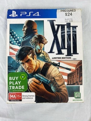 Xiii Limited Edition Steelbook Case PS4 Console Game PlayStation Shooter 2010 - Image 1 of 4