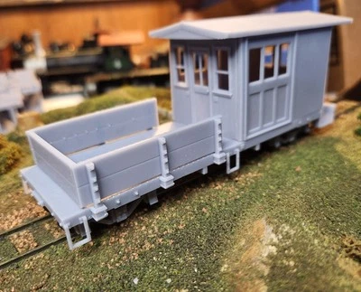 On30 Freelance Work Car With Side Boards And Tool Room 3d Printed Kit  - Image 1 of 4