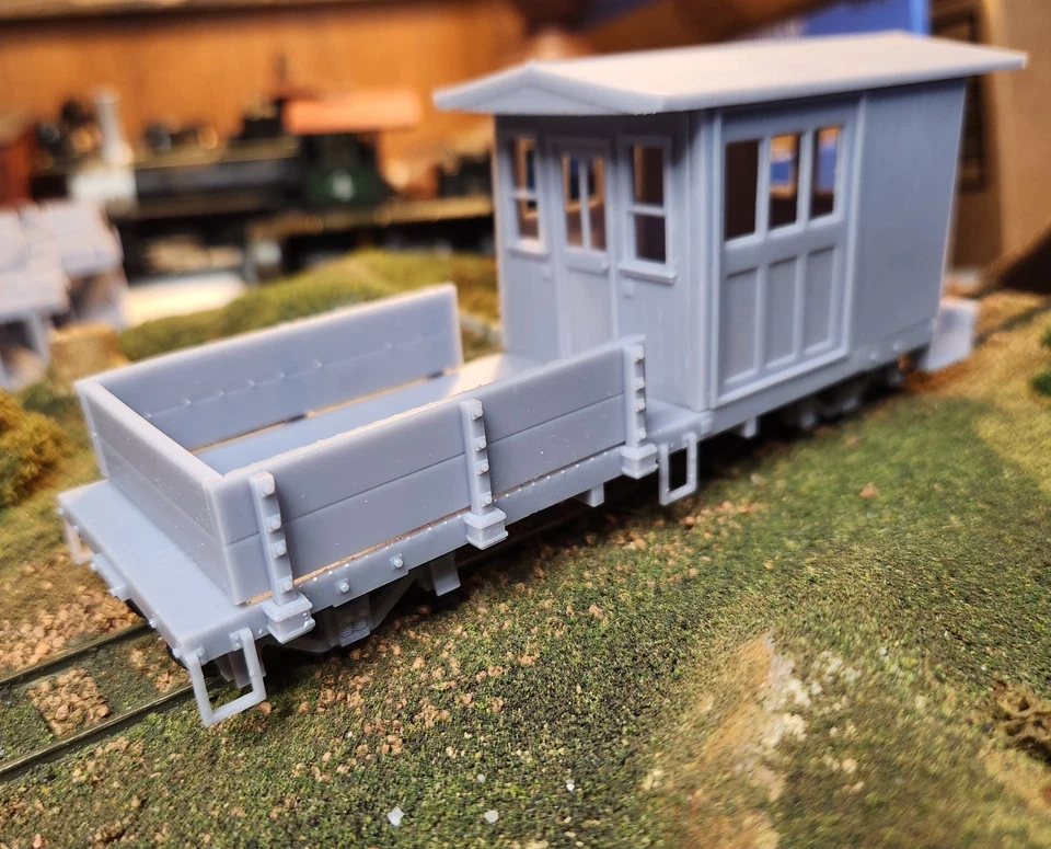 On30 Freelance Work Car With Side Boards And Tool Room 3d Printed Kit  - Image 1 of 4