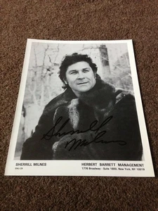 SHERRILL MILNES STUNNING HAND SIGNED PROMO PHOTOGRAPH FREE POSTAGE - Imagen 1 de 2