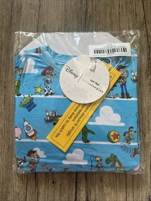 Little Sleepies Disney Toy Story 18/24 Manga Larga Azul 2 Piezas Bambú 1ª Gota Foto 1 de 2