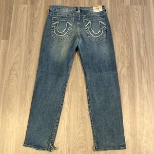 True Religion Ricki Relaxed Straight Womens Jeans Sz 31x31 - Picture 1 of 10