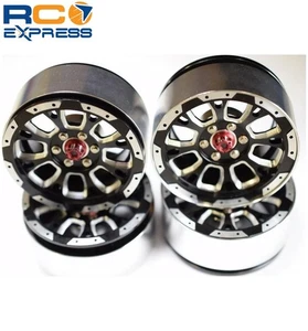 Hot Racing-Aluminum Billet 2.2 Beadlock Wheels W/ 12mm Hex (C-Style)(-BLW22SLC01 - Picture 1 of 6