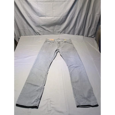 GAP 1969 Jeans Mens 29x30 Low Rise Straight Fit Gray Denim Casual Pants - Image 1 of 4