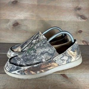 Crocs Santa Cruz Realtree Edge Hombre Talla 9 Zapato Marrón Camuflaje Sin Cordones Cómodo Mocasín - Imagen 1 de 8