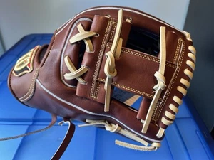 Wilson Staff 1786 11.5" Baseball Glove WALNUT TAN NEW W/ TAGS Japan + BAG USA - Picture 1 of 6