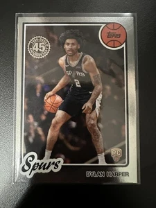 2025-26 Topps #80BK-52 Dylan Harper 1980-81 Topps Basketball - Picture 1 of 2