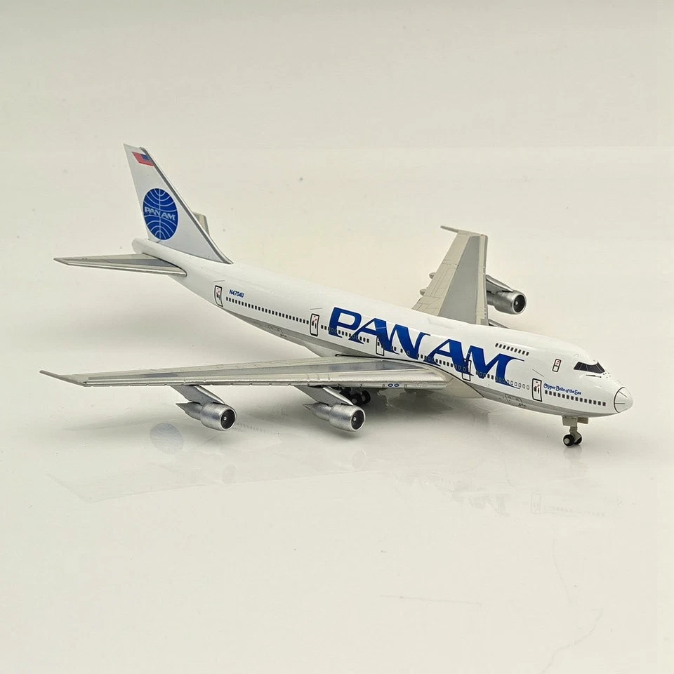 RM 1:400 scale Pan Am Boeing 747-100 N4704U Diecast Aircraft Model US in stock - Image 1 of 4