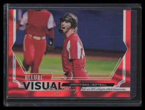 2025 Upper Deck Allure SE #VS-9 Jordyn Bahl Visual Storytelling Molten Red #/199 - Bild 1 von 2
