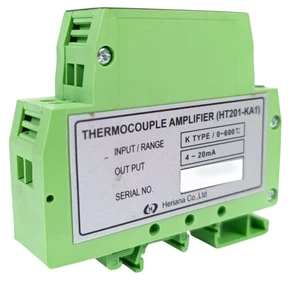 Heriana HT201‑KA1 K‑Type Thermocouple Amplifier 0‑600 °C - 4‑20 mA Output - Picture 1 of 7