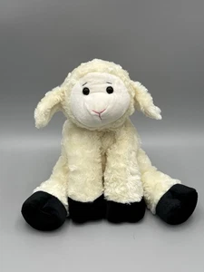 "Animal de peluche Kohls Cares Click Clack Moo crema remolino cordero oveja pies negros 12""" - Imagen 1 de 11