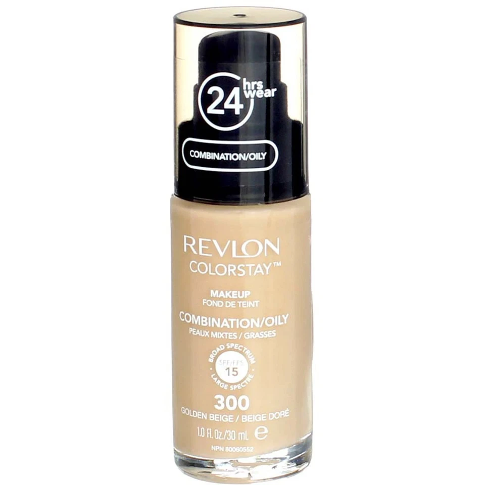 Revlon ColorStay COMBINATION /OILY Skin Foundation 300 Golden Beige NEW EXPIRED! - Image 1 of 1