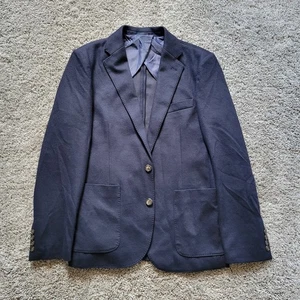 J Crew Jersey Blazer Herren SMALL S 38 R dunkelblau WOLLE Baumwolle Poly unkonstruiert - Bild 1 von 7