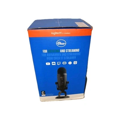 Blue Yeti USB-Mikrofon für Aufnahmen, Streaming, Gaming, Podcasting auf PC und M - Bild 1 von 4