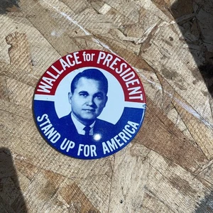 George Wallace 1968 campaign pin button political - Picture 1 of 4