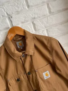mens carhartt michigan coat shirt jacket small - Picture 1 of 4