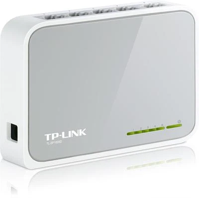 TP-LINK TL-SF1005D SWITCH ETHERNET 5 PORTE LAN 10/100 alimentatore incluso - Immagine 1 di 3