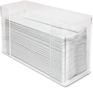 Transparent Acrylic Towel (Paper) Dispenser 11.5-Inch Wide x 4.2-Inch Deep x 6.7 - Picture 1 of 1