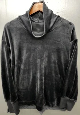 Camisa RBX Top Mujer L Negra Cuello Alto Agujeros para Pulgar Elastizada Suave Ocio Foto 1 de 4