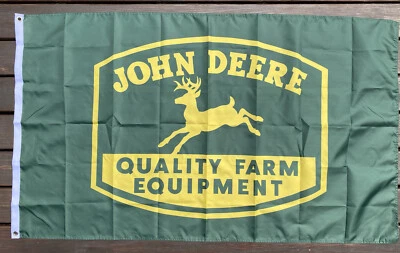 Vintage 1950- 1956 Logo  Quality One SIDED John Deere 3x5’ Flag - Image 1 of 4