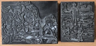 复古古董一对国家联盟印刷新闻书板块政治切割 — 第 1/4 张图片