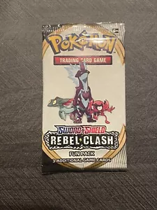 Pokemon Card - Rebel Clash - Fun Pack - 3 Cards - Factory Sealed - Picture 1 of 1