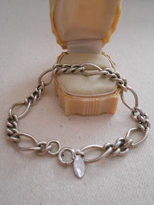 Vintage Sterling Silver Danecraft Link Charm Bracelet 299114 - Picture 1 of 6