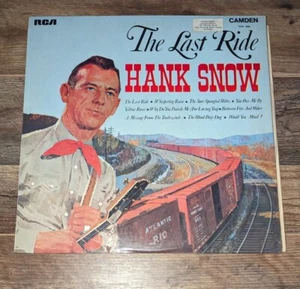 THE LAST RIDE HANK SNOW VINTAGE VINYL RECORD LP - Picture 1 of 6
