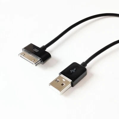 Black 1meter USB Sync Data Charging Charger Cable Cord for Apple iPhone 4 IPOD - Image 1 of 4