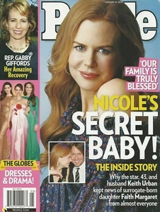 People Magazine Nicole Kidman Gabby Giffords Golden Globes Tim McGraw 2011 - Picture 1 of 12