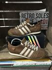 Adidas Originals Chile 62 Trainers UK Size 8 Brown Cream Leather 2004