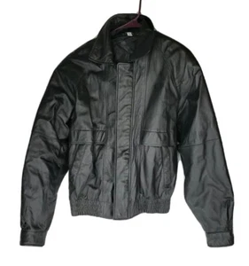 Vintage Outdoor Exchange Men's Motorcycle Leather Jacket SMALL Patina Distressed - Picture 1 of 12